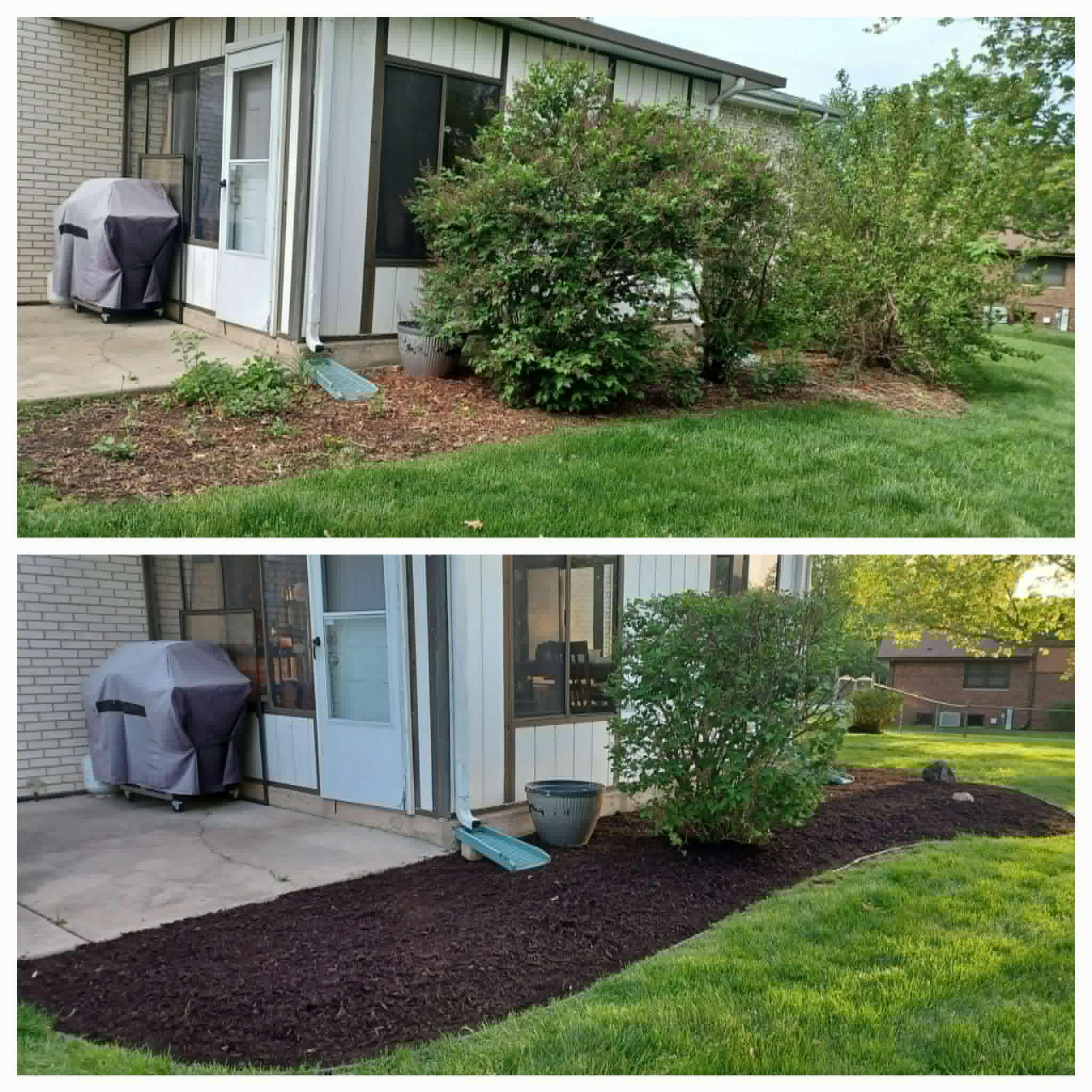 Back door cleanup